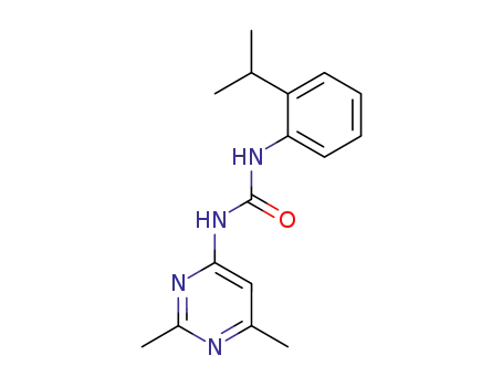 1-(2,6-dimethyl-pyrimidin-4-yl)-3-(2-isopropyl-phenyl)-urea