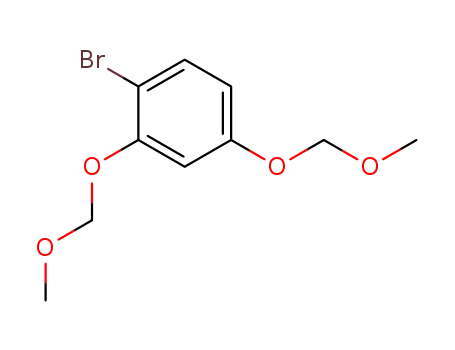 Molecular Structure of 295788-93-1 (Benzene, 1-bromo-2,4-bis(methoxymethoxy)-)
