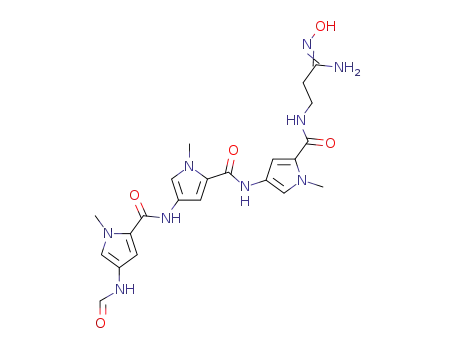 N-[5-({[5-({[3-amino-3-(hydroxyimino)propyl]amino}carbonyl)-1-methyl-1H-pyrrol-3-yl]amino}carbonyl)-1-methyl-1H-pyrrol-3-yl]-4-(formylamino)-1-methyl-1H-pyrrole-2-carboxamide
