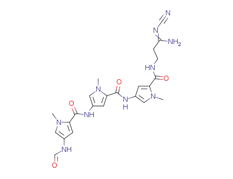 N-[5-({[5-({[3-amino-3-(cyanoimino)propyl]amino}carbonyl)-1-methyl-1H-pyrrol-3-yl]amino}carbonyl)-1-methyl-1H-pyrrol-3-yl]-4-(formylamino)-1-methyl-1H-pyrrole-2-carboxamide