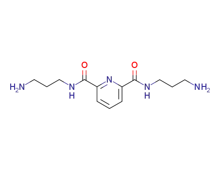 Molecular Structure of 148019-59-4 (2,6-Pyridinedicarboxamide, N,N'-bis(3-aminopropyl)-)