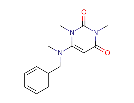 1,3-dimethyl-6-(benzylmethylamino)uracil