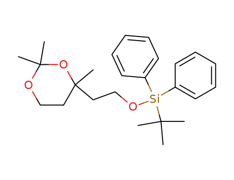 1,3-O,O-isopropylidene-5-O-(t-butyldiphenylsilyl)-3-methylpentane-1,3,5-triol