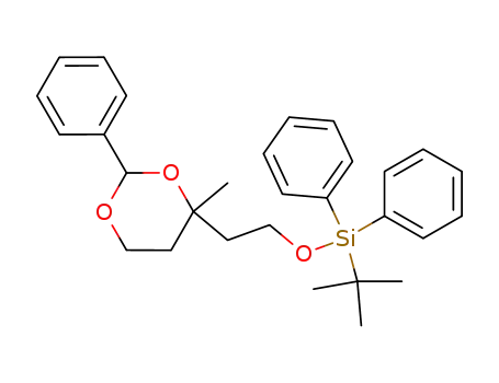 1,3-O,O-benzylidene-5-O-(t-butyldiphenylsilyl)-3-methylpentane-1,3,5-triol