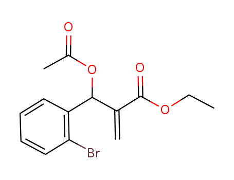 ethyl 2-(acetoxy(2-bromo-phenyl)methyl)acrylate