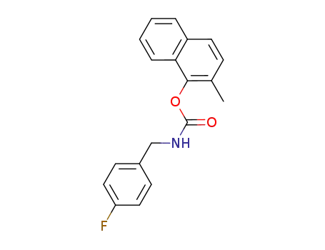 2-methylnaphthalen-1-yl 4-fluorobenzylcarbamate