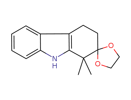 1,1-dimethyl-1,3,4,9-tetrahydrospiro[carbazole-2,2'-[1,3]dioxolane]