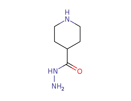 Molecular Structure of 42596-58-7 (4-Piperidinecarboxylicacid,hydrazide(9CI))