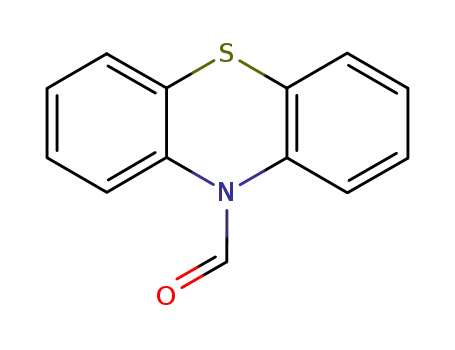 Molecular Structure of 38076-67-4 (PHENOTHIAZINE-10-CARBOXALDEHYDE)