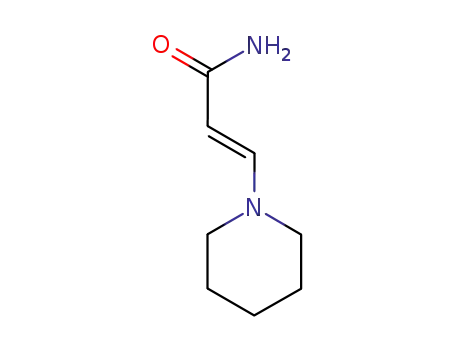 Molecular Structure of 64164-01-8 (2-Propenamide, 3-(1-piperidinyl)-, (E)-)