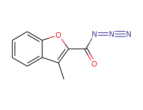 Molecular Structure of 66041-95-0 (2-Benzofurancarbonyl azide, 3-methyl-)