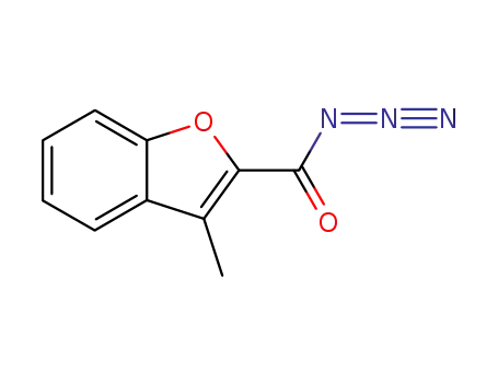 2-Benzofurancarbonyl azide, 3-methyl-