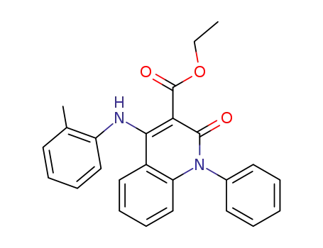 ethyl 4-(2-methylphenylamino)-2-oxo-1-phenyl-1,2-dihydroquinoline-3-carboxylate