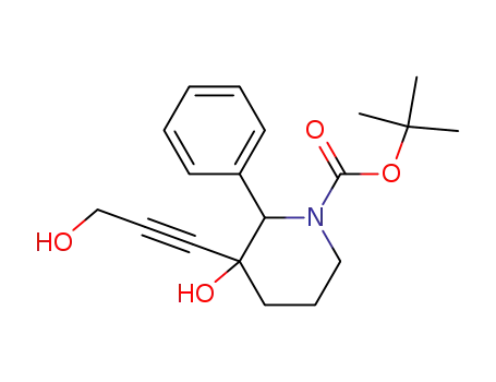 (2S,3R)-1-tert-butoxycarbonyl-3-(3-hydroxypropyn-1yl)-2-phenylpiperidin-3-ol
