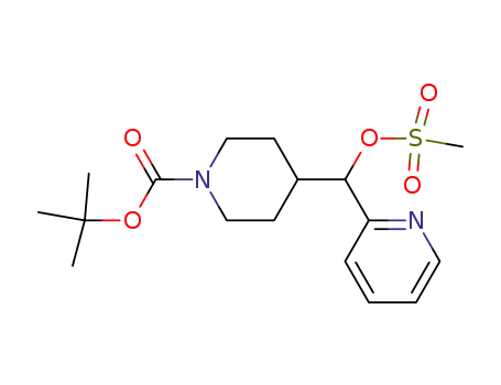 tert-butyl 4-((methylsulfonyloxy)(pyridin-2-yl)methyl)piperidine-1-carboxylate