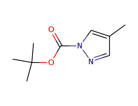 Molecular Structure of 121669-69-0 (4-Methyl-1H-pyrazole-1-carboxylic acid 1,1-dimethylethyl ester)