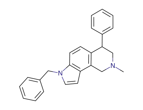 1H-Pyrrolo[2,3-h]isoquinoline,
2,3,4,7-tetrahydro-2-methyl-4-phenyl-7-(phenylmethyl)-
