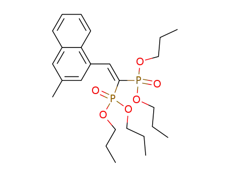 tetra-n-propyl 2-(3-methyl-1-naphthyl)ethenylidene-1,1-diphosphonate