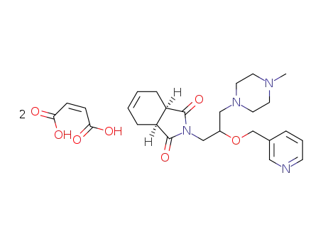 N-{3-(4-Methylpiperazin-1-yl)-2-nicotinyloxypropyl}cis-cyclohex-4-ene-1,2-dicarboximide dimaleate