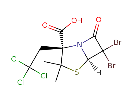 2,2,2-trichloroethyl 6,6-dibromopenicillanic acid