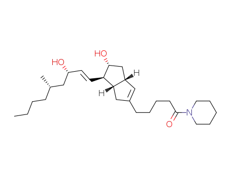 (1S,5S,6R,7R)-3-(4-piperidinocarbonylbutyl)-6-[(3S,5S,1E)-3-hydroxy-5-methyl-1-nonenyl]-7-hydroxybicyclo[3.3.0]-2-octene