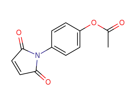 Molecular Structure of 6637-46-3 ([4-(2,5-dioxopyrrol-1-yl)phenyl] acetate)