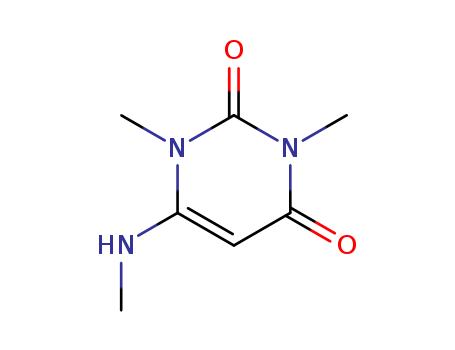 2,4(1H,3H)-Pyrimidinedione,1,3-dimethyl-6-(methylamino)- cas  5770-42-3