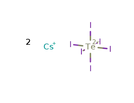 cesium hexaiodotellurate (IV)