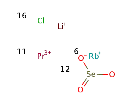 rubidium lithium praseodymium(III) chloride oxoselenate(IV)