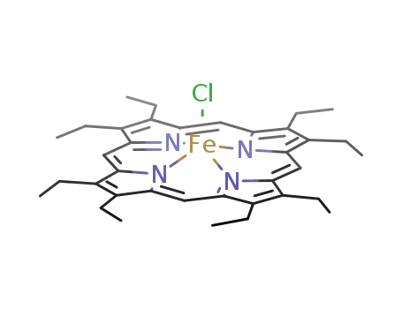 chloro(2,3,7,8,12,13,17,18-octaethylporphyrinato-N,N',N'',N''')iron(III) complex