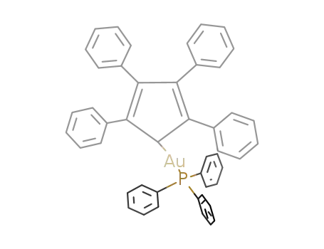 tetraphenylcyclopentadienyl(triphenylphosphine)gold