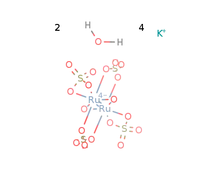 K4{Ru2(SO4)2(μ-SO4)2(μ-O)2} * 2H2O
