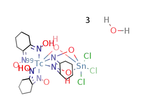 Tc(cyclohexanedione dioxime)3(μ-OH)SnCl3*3H2O