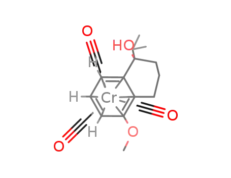tricarbonyl(1-exo-isopropyl-5-methoxy-1-endo-tetralol)-chromium