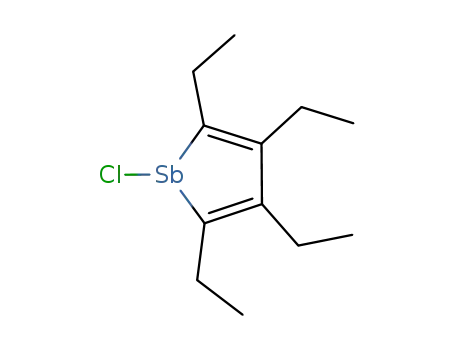 1-chloro-2,3,4,5-tetraethyl-1-stibole