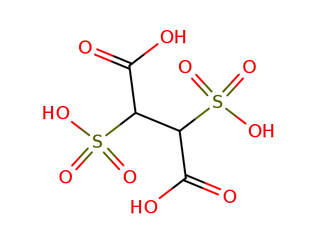 Molecular Structure of 54060-35-4 (Butanedioic acid, 2,3-disulfo-)