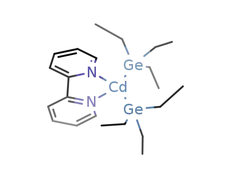 bis(triethylgermyl)(dipyridyl)cadmium