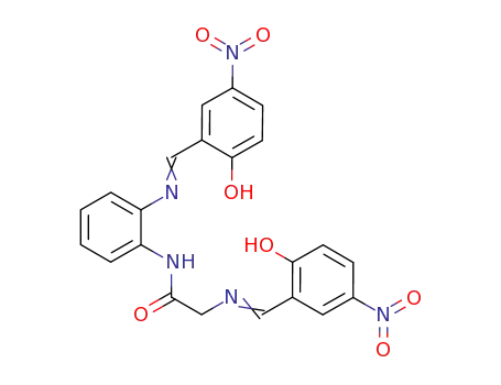 3-aza-N-(2-[1-aza-2-(5-nitro-2-hydroxyphenyl)-vinyl]phenyl)-4-(5-nitro-2-hydroxyphenyl)but-3-enamide
