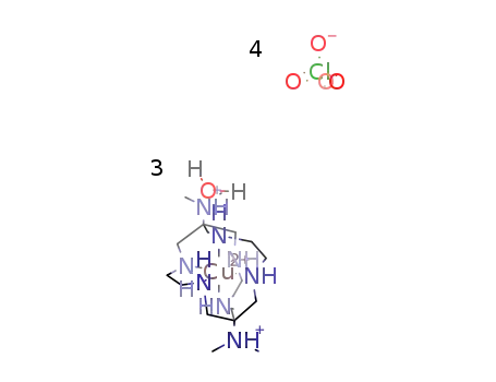 (1,8-bis(dimethylammonio)-3,6,10,13,16,19-hexaazabicyclo[6.6.6]icosane) copper(II) perchlorate trihydrate
