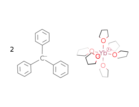 Yb(C4H8O)6(2+)*2(C6H5)3C(1-)=[Yb(C4H8O)6][(C6H5)3C]2