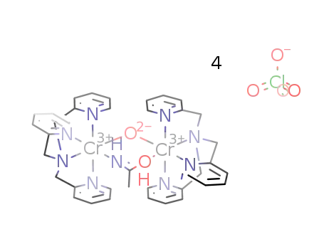 [Cr2(tris(2-pyridylmethyl)amine)2(μ-O)(μ-C2H5NO)](ClO4)4
