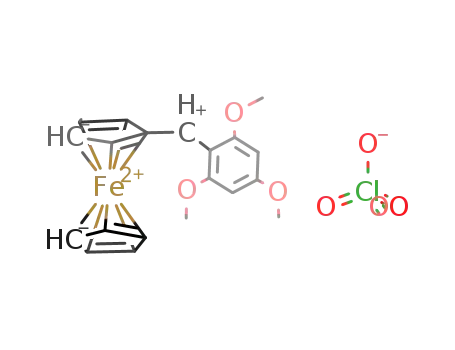 Ferrocenyl(2,4,6-trimethoxyphenyl)carbenium perchlorate
