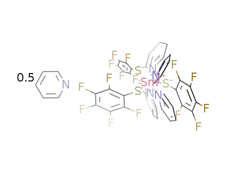 (pyridine)4Sm(SC6F5)3*0.5(pyridine)