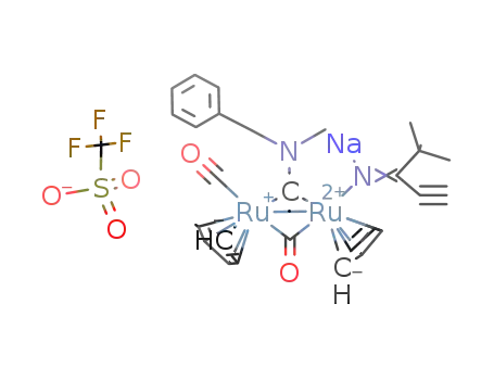 [diruthenium(μ-CN(Me)(benzyl))(μ-CO)(CO)(NNaCCMe3CCH)(Cp)2]CF3SO3