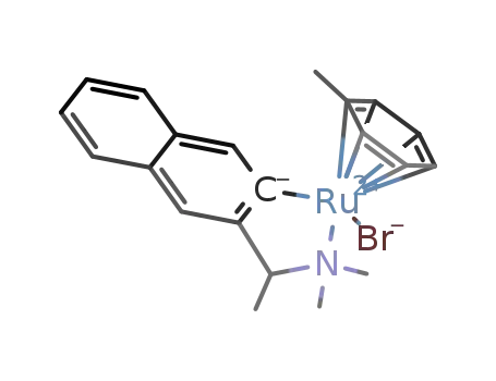 (η(6)-toluene)RuBr(C10H6CH(Me)NMe2)