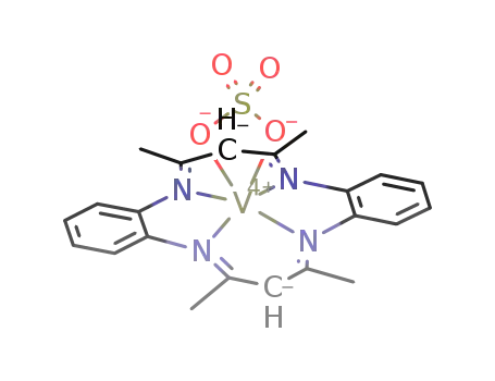 (5,7,12,14-tetramethyldibenzo[b,i][1,4,8,11]tetraazacyclotetradecinate(2-))V(O2SO2)