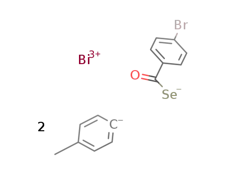 (4-bromobenzoylseleno)bis(4-methylphenyl)bismuth