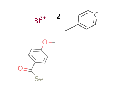 (4-methoxybenzoylseleno)bis(4-methylphenyl)bismuth