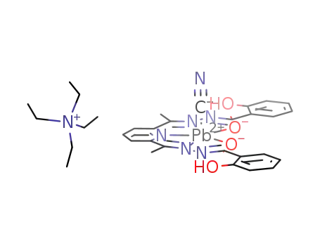 [Et4N][Pb(2,6-bis(1-salicyloylhydrazonoethyl)pyridine(-2H))(CN)]