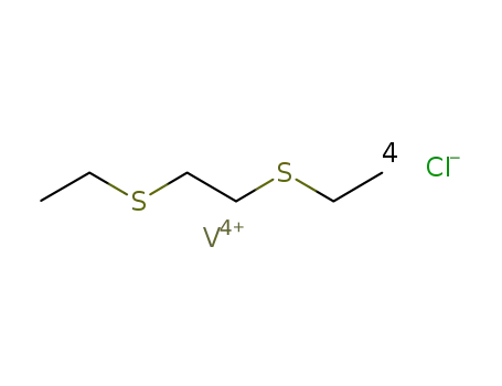 V(4+)*4Cl(1-)*((CH2SC2H5)2)=[VCl4((CH2SC2H5)2)]